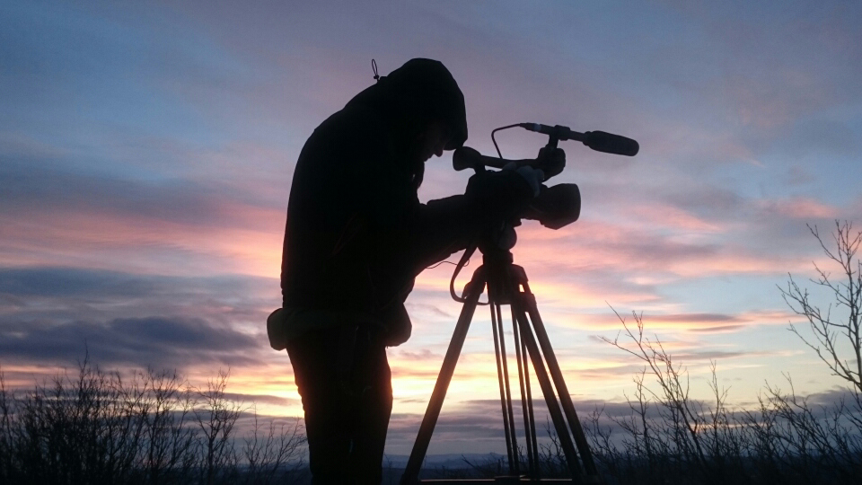 Shooting mountains and the Sápmi nature at Sörberget, right off Nautijaur. Photo by Pettan Johansson.